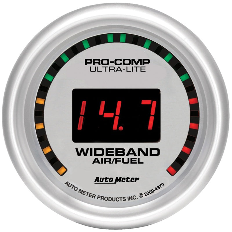 Autometer Ultra-Lite 52mm Digital Wideband Air/Fuel Ratio Street Gauge-SR1 Performance