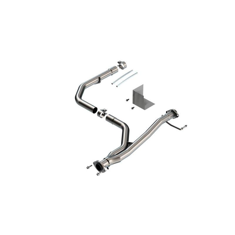 Borla 2021-2022 Toyota Tacoma 3.5L V6 T-304 Stainless Steel Y-Pipe - Brushed-SR1 Performance
