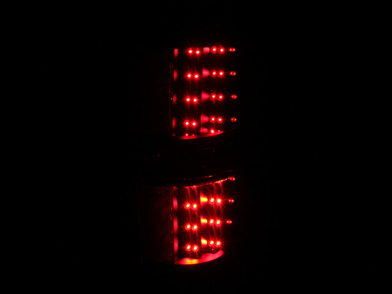 ANZO 2009-2014 Ford F-150 LED Taillights Black-SR1 Performance