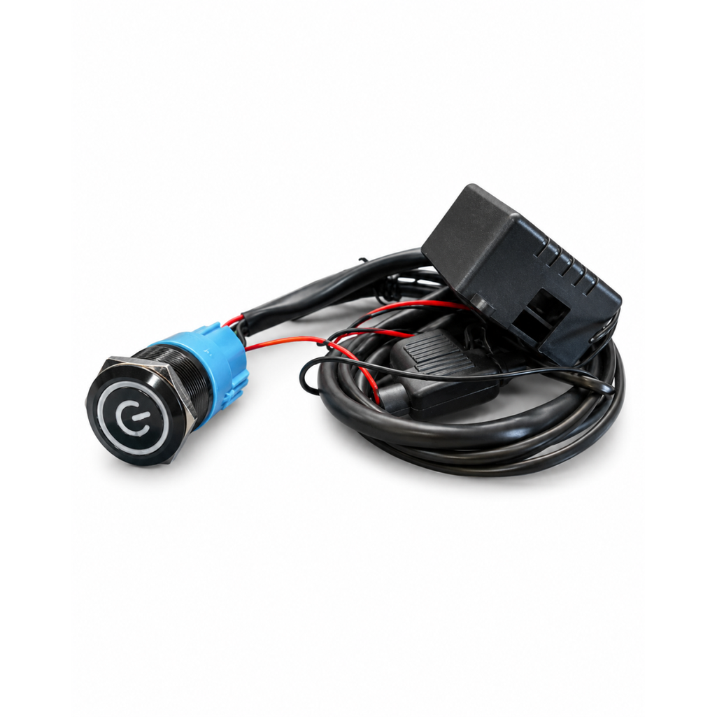 Precision-machined high-quality billet aluminum sleek black finish switch delivers