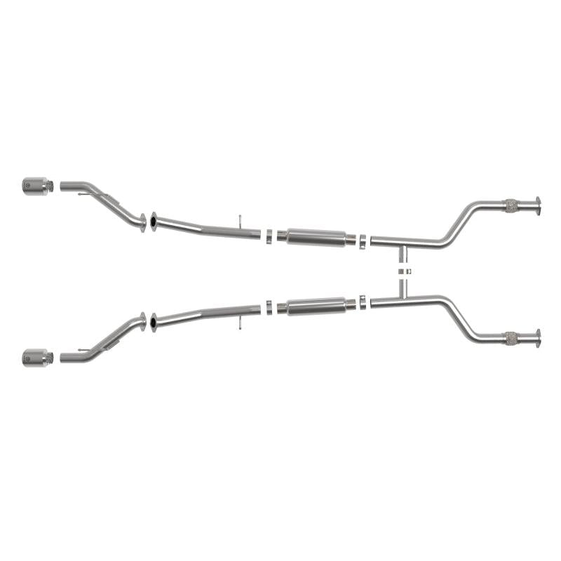 aFe POWER Takeda 2023 Nissan Z 2 1/2in 304 SS Cat-Back Exhaust System w/ Polished Tips-SR1 Performance