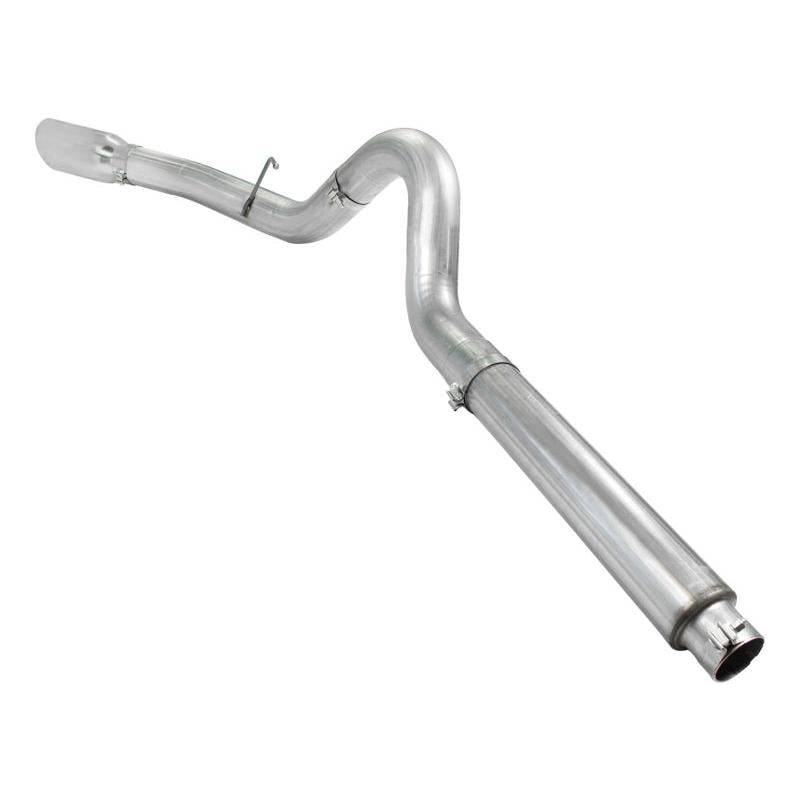 aFe Atlas 5in DPF-Back Aluminized Steel Exh Sys, Ford Diesel Trucks 08-10 V8-6.4L (td) Polished tip-SR1 Performance