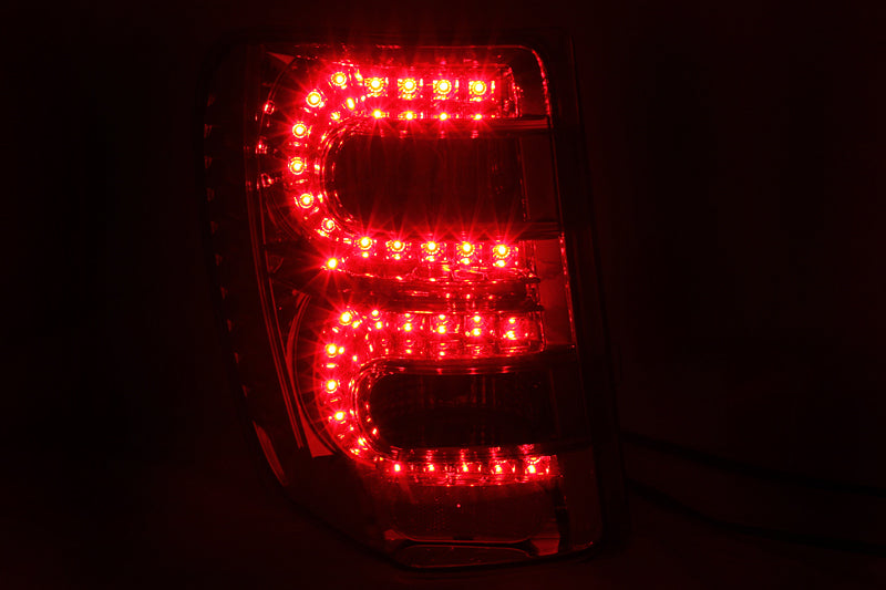 ANZO 1999-2004 Jeep Grand Cherokee LED Taillights Red/Smoke-SR1 Performance