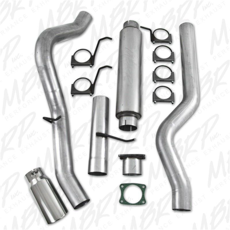 MBRP 2001-2005 Chev/GMC 2500/3500 Duramax EC/CC Cat Back Single Side-SR1 Performance