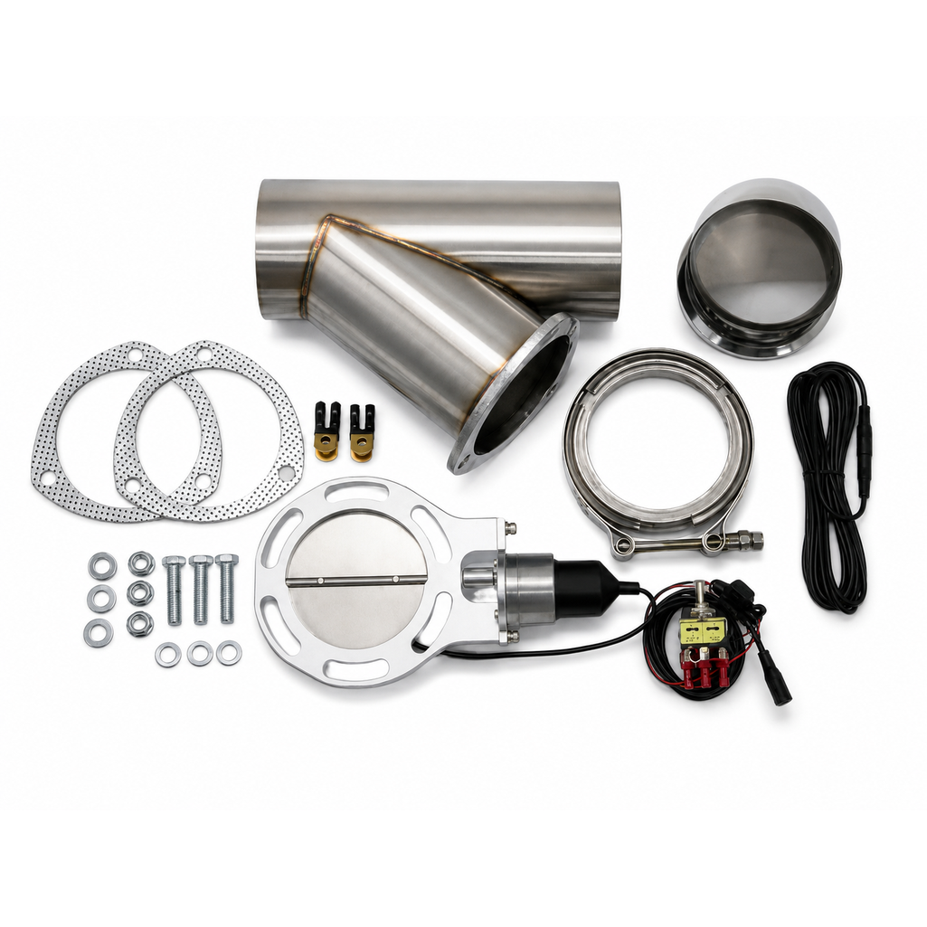 Granatelli Motorsports 4.0 Dual Electronic Exhaust Cutout Kit Universal