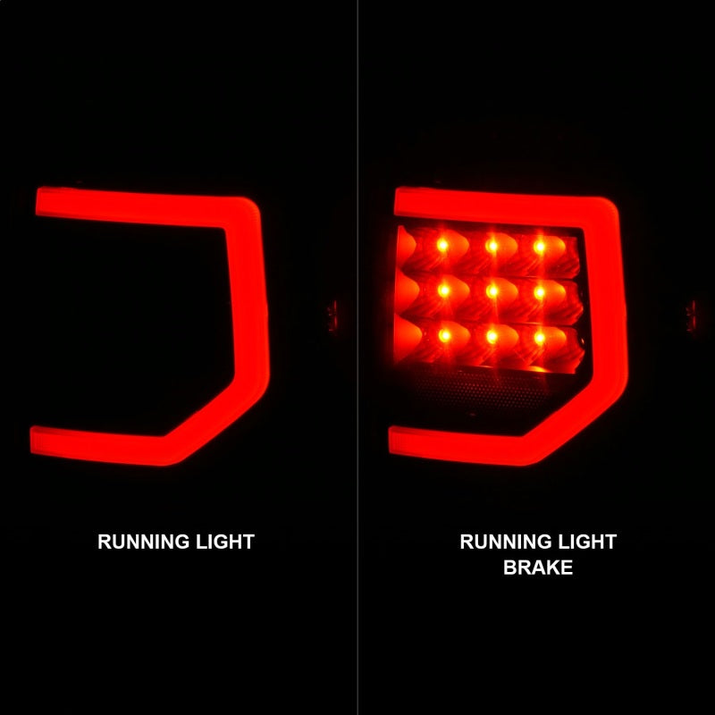 Anzo 07-11 Toyota Tundra Full LED Tailights Black Housing Smoke Lens G2 (w/C Light Bars)-SR1 Performance