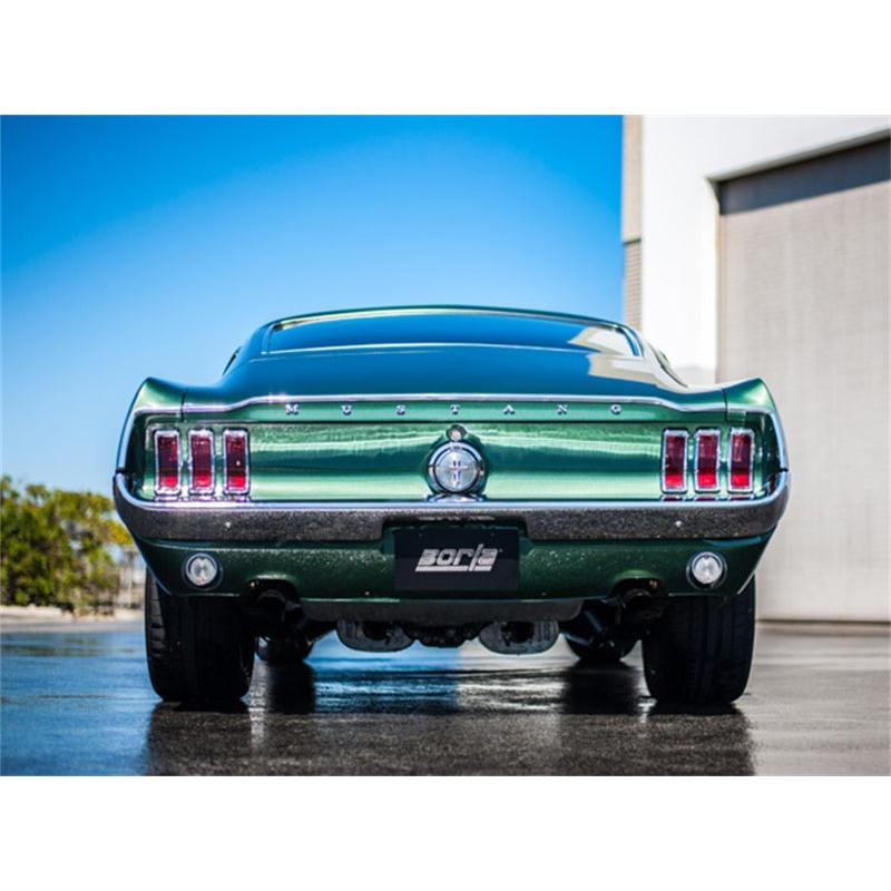 Borla CrateMuffler Ford 5.0L Coyote ATAK 2.5in Offset/Center 12in x 6in x 10.34in Muffler-SR1 Performance