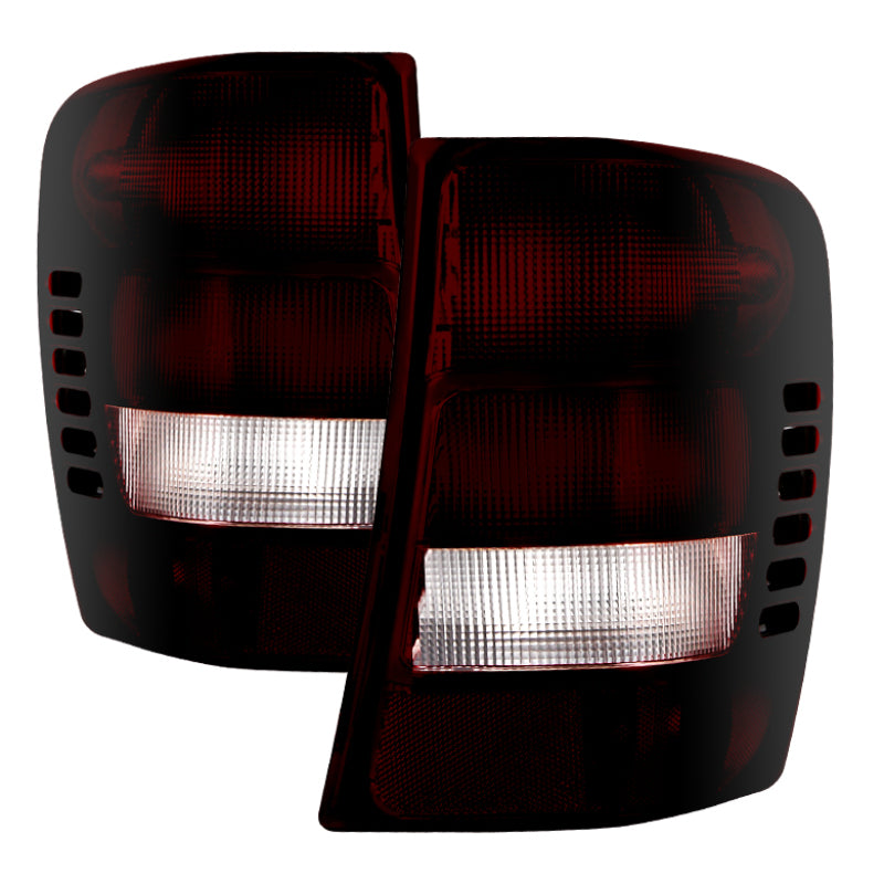 Xtune Jeep Grand Cherokee 1999-2002 OEM Style Tail Lights Red Smoked ALT-JH-JGC99-OE-RSM-SR1 Performance