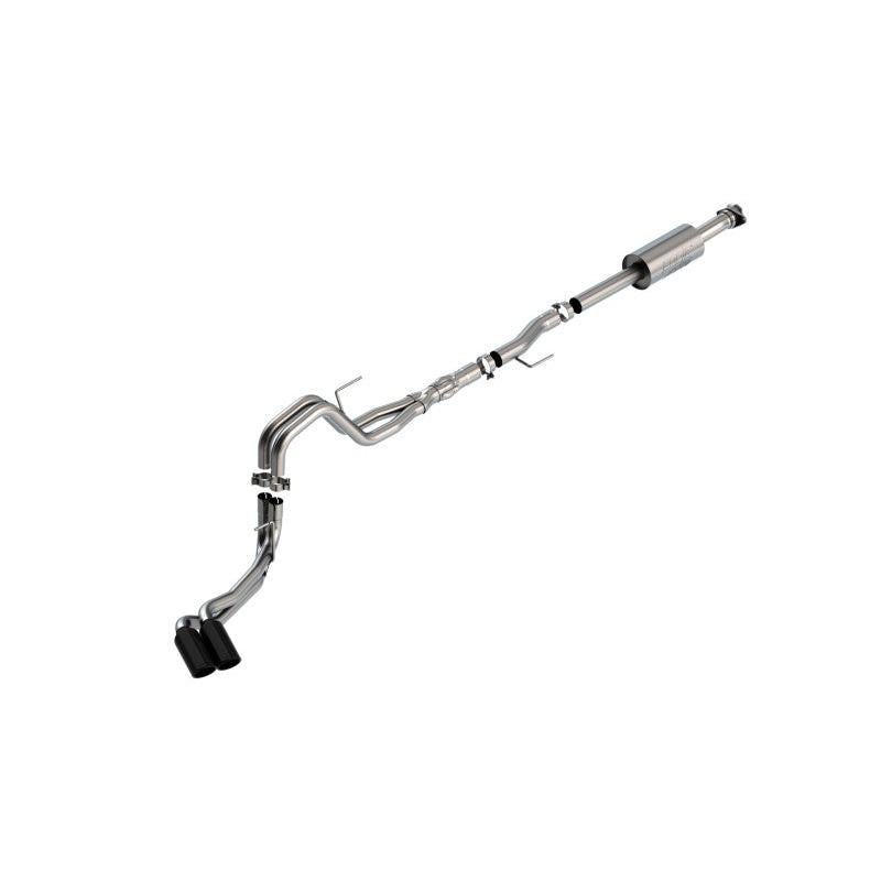 Borla F-150 2021 5.0L 4dr CC SB EC STB Lariat/KR/Platnm/LTD 3/2.25 DSE Cat-Back ATAK Black CHR Tips-SR1 Performance