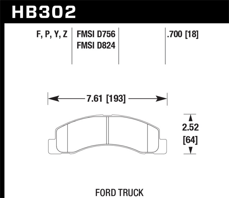 Hawk Super Duty Street Brake Pads-SR1 Performance