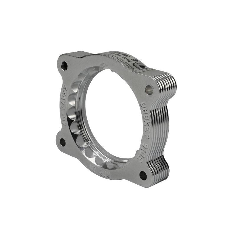 aFe 02-09 Chevrolet Trailblazer/ 02-09 GMC Envoy L6 4.2L Silver Bullet Throttle Body Spacer - Silver-SR1 Performance