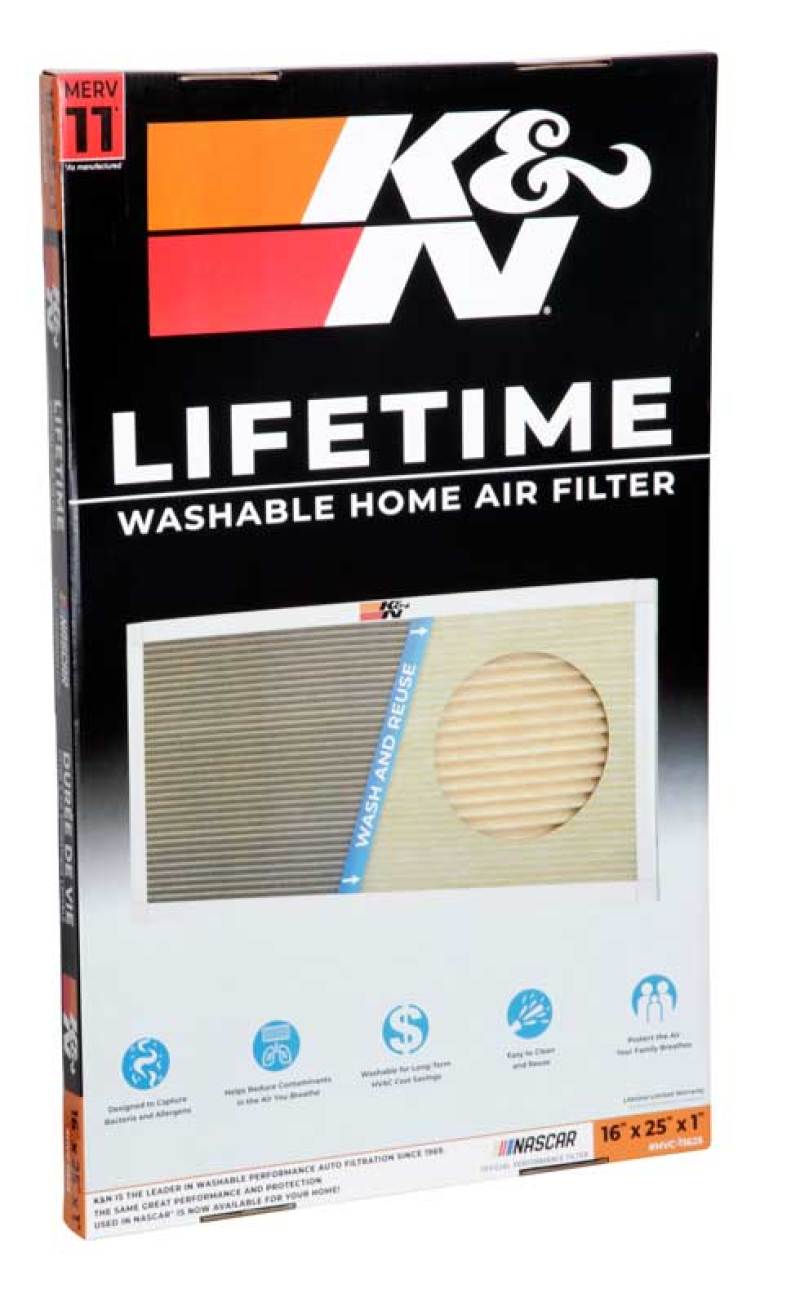 K&N HVAC Filter - 16 x 25 x 1-SR1 Performance