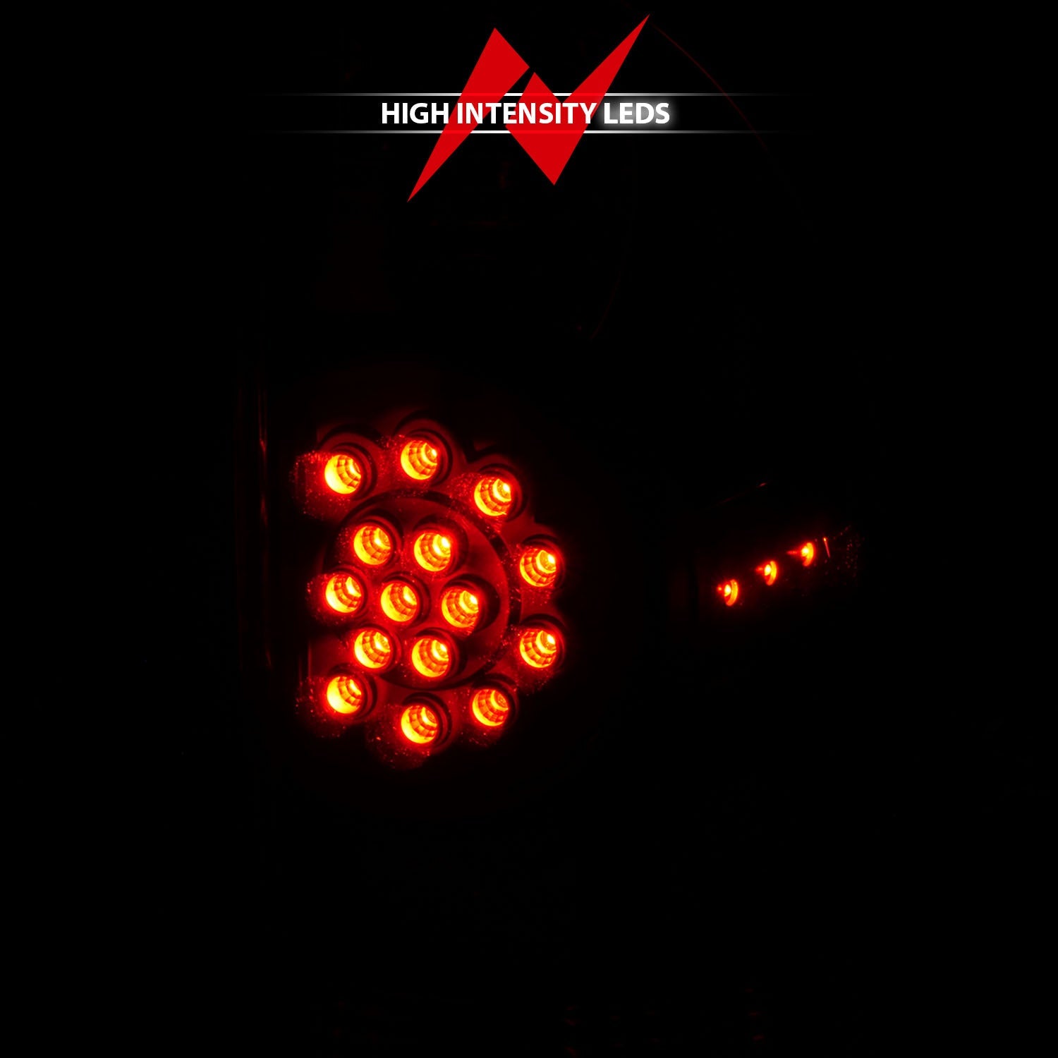 TOYOTA TACOMA 05-15 LED TAIL LIGHTS BLACK