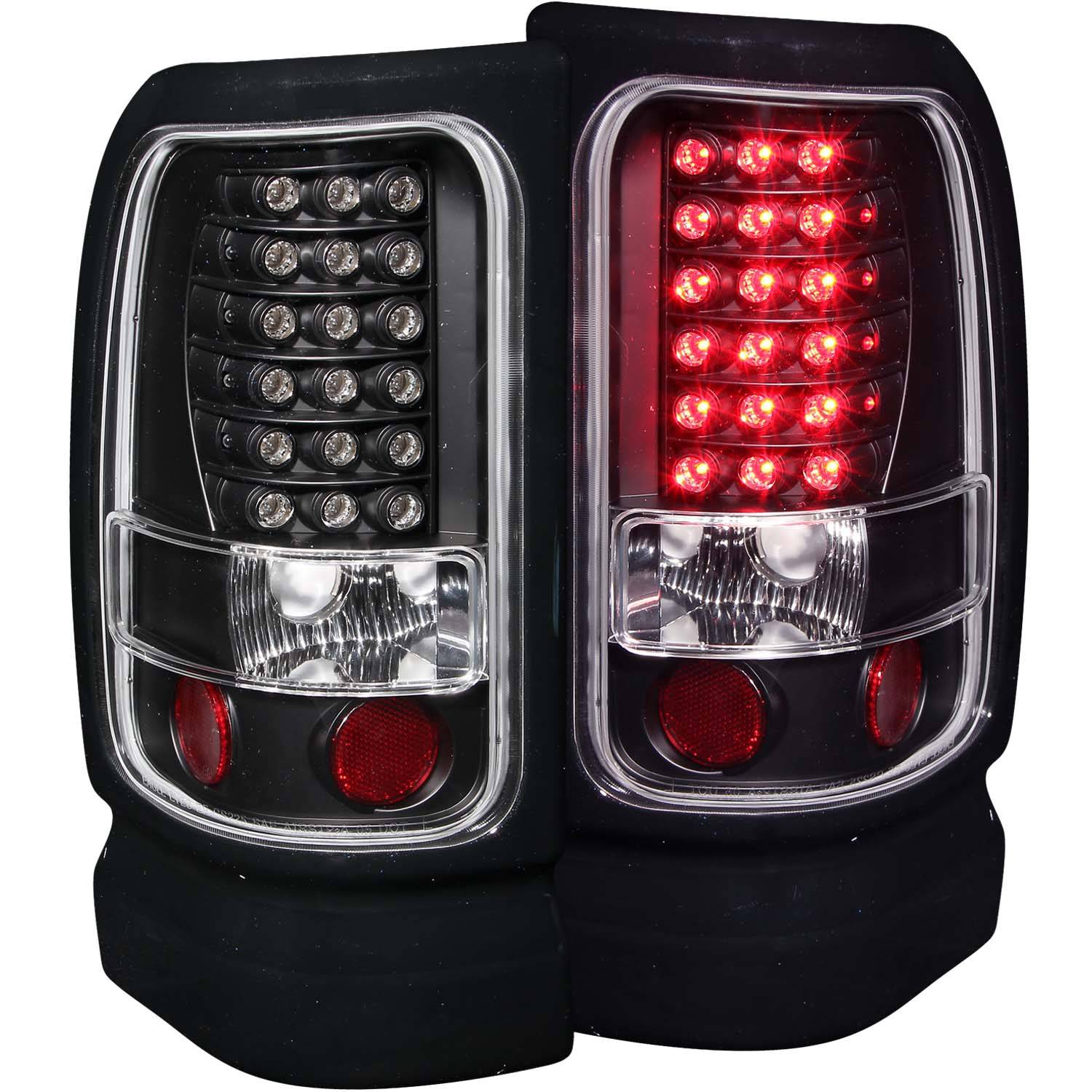 DODGE RAM 1500 94-01 / 2500/3500 94-02 LED TAIL LIGHTS BLACK