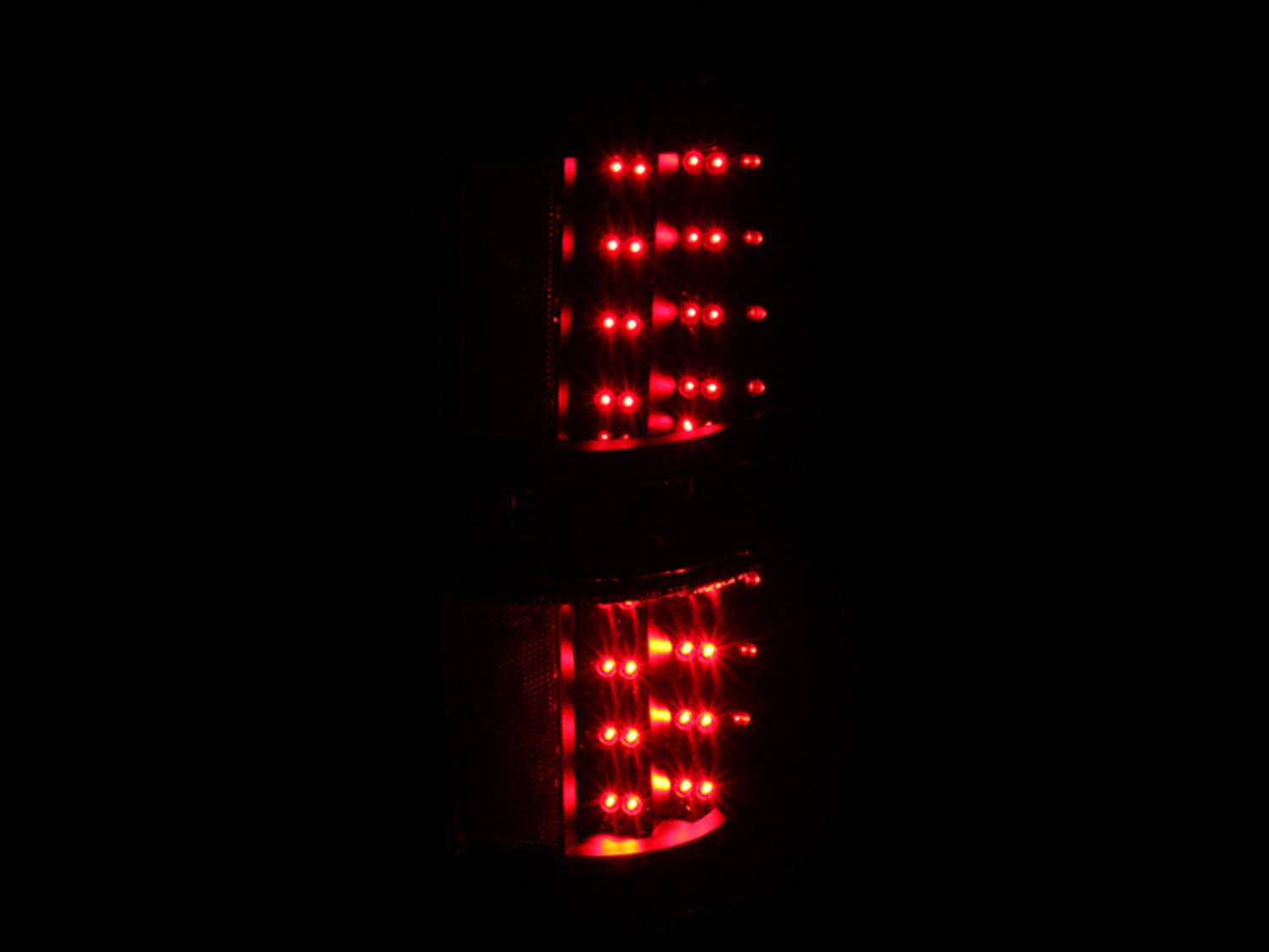 FORD F-150 09-14 LED TAIL LIGHTS BLACK