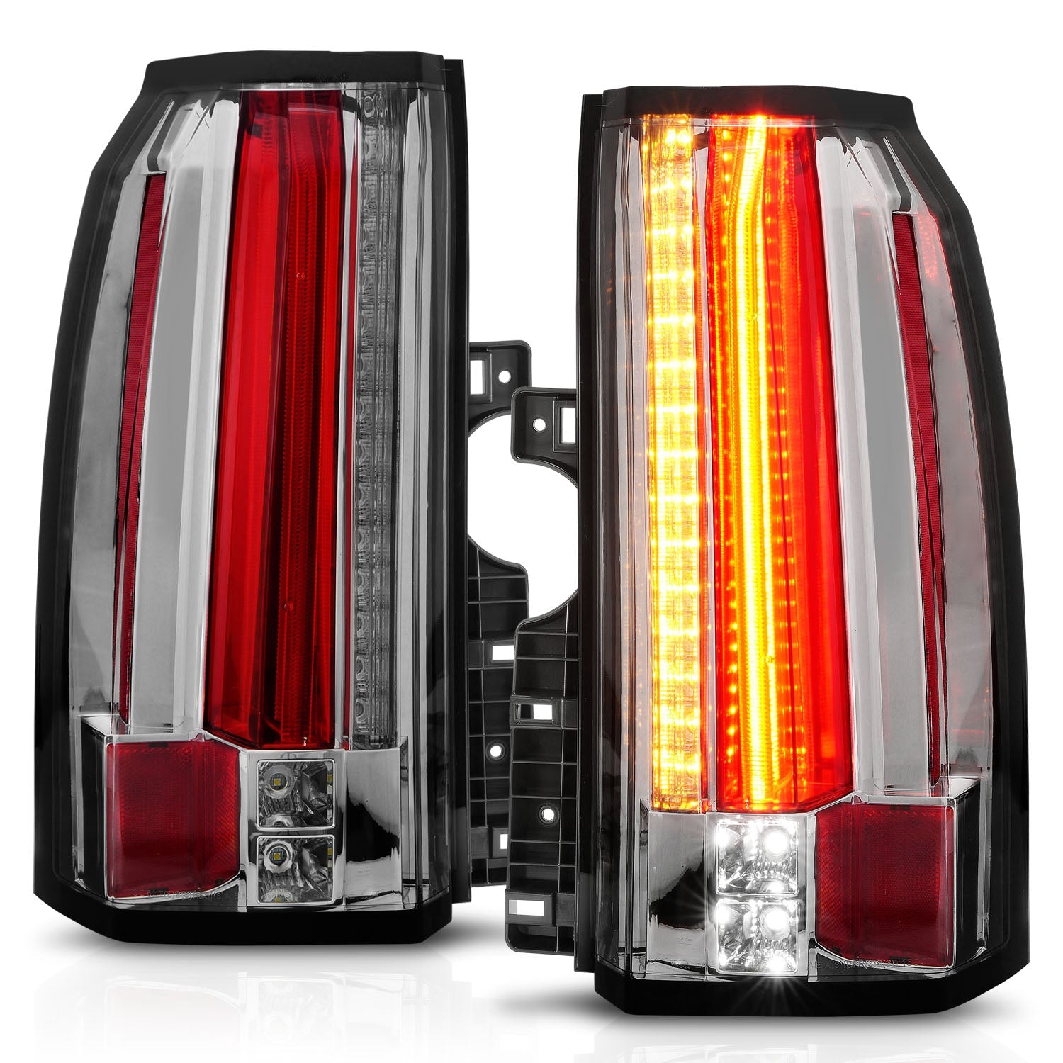 GMC YUKON / XL / DENALI 15-20 LED TAIL LIGHTS CHROME
