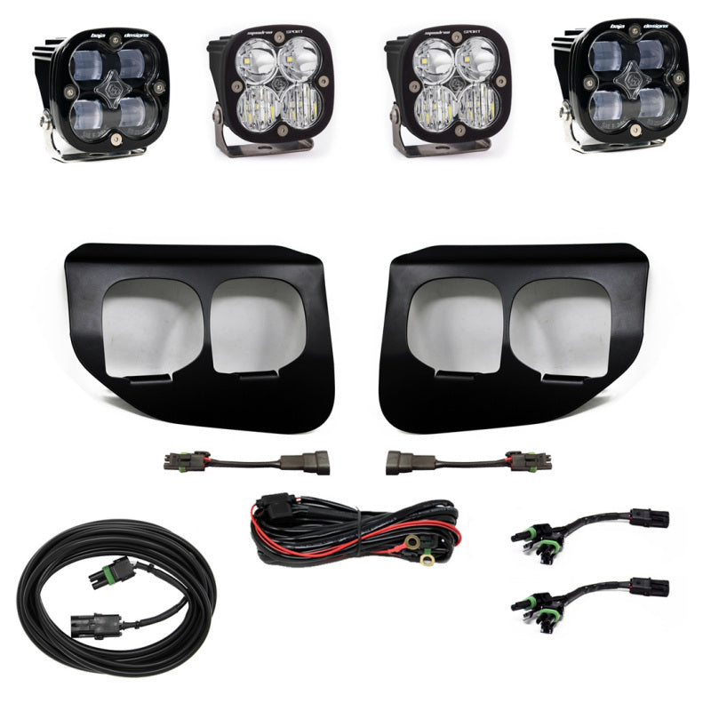 Baja Designs Ford Super Duty (20-On) Fog Lights Dual FPK SAE/Sport DC Baja Designs-SR1 Performance