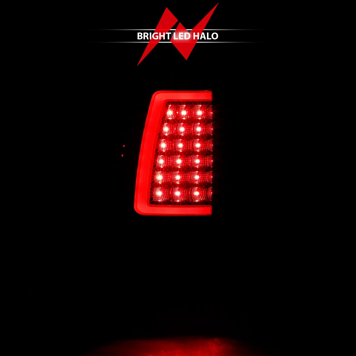CHEVY SILVERADO 03-06 1500/2500/3500 / 07 SILVERADO CLASSIC LED C BAR STYLE TAIL LIGHTS BLACK SMOKE LENS(SINGLE REAR WHEEL)
