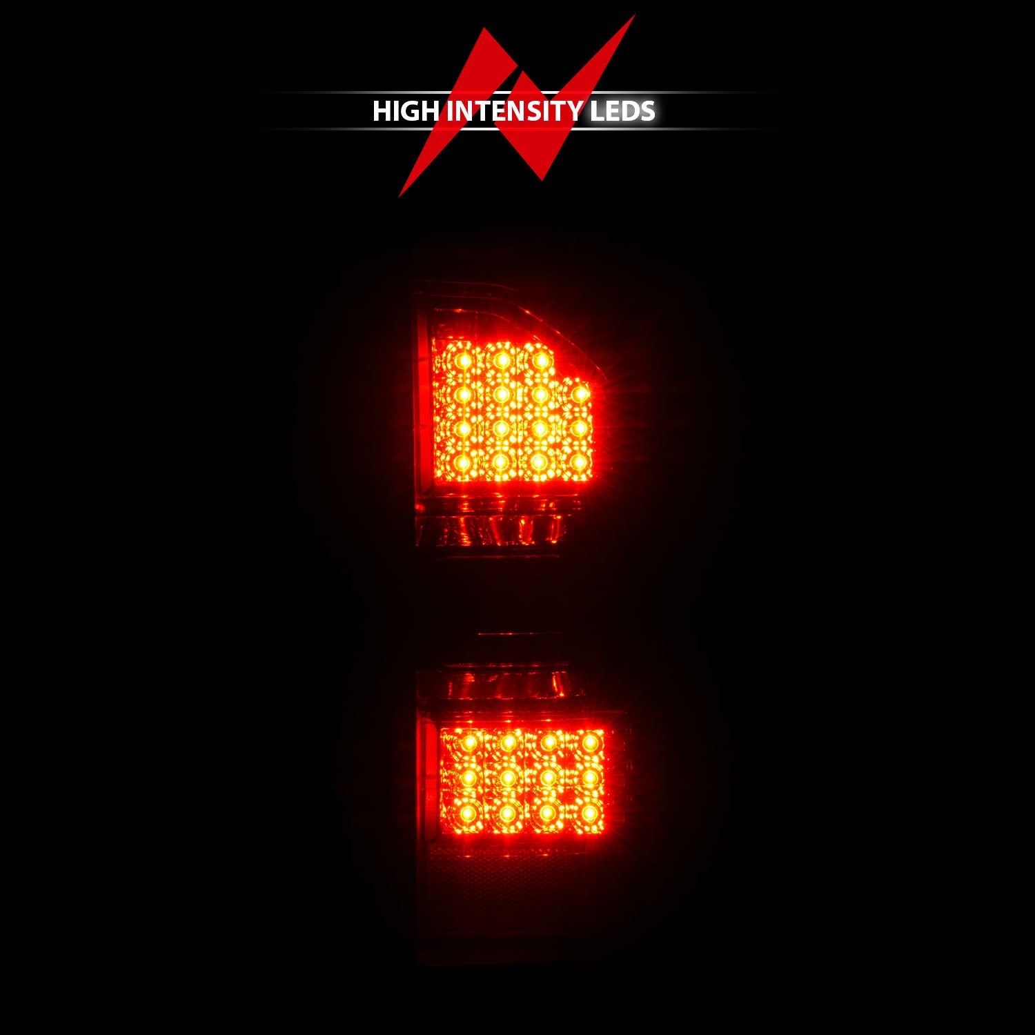 GMC SIERRA 1500 14-18 / 2500HD/3500HD 15-19 LED TAIL LIGHTS CHROME SMOKE LENS (SINGLE REAR WHEEL)(NOT FOR OE FACTORY LED MODELS)