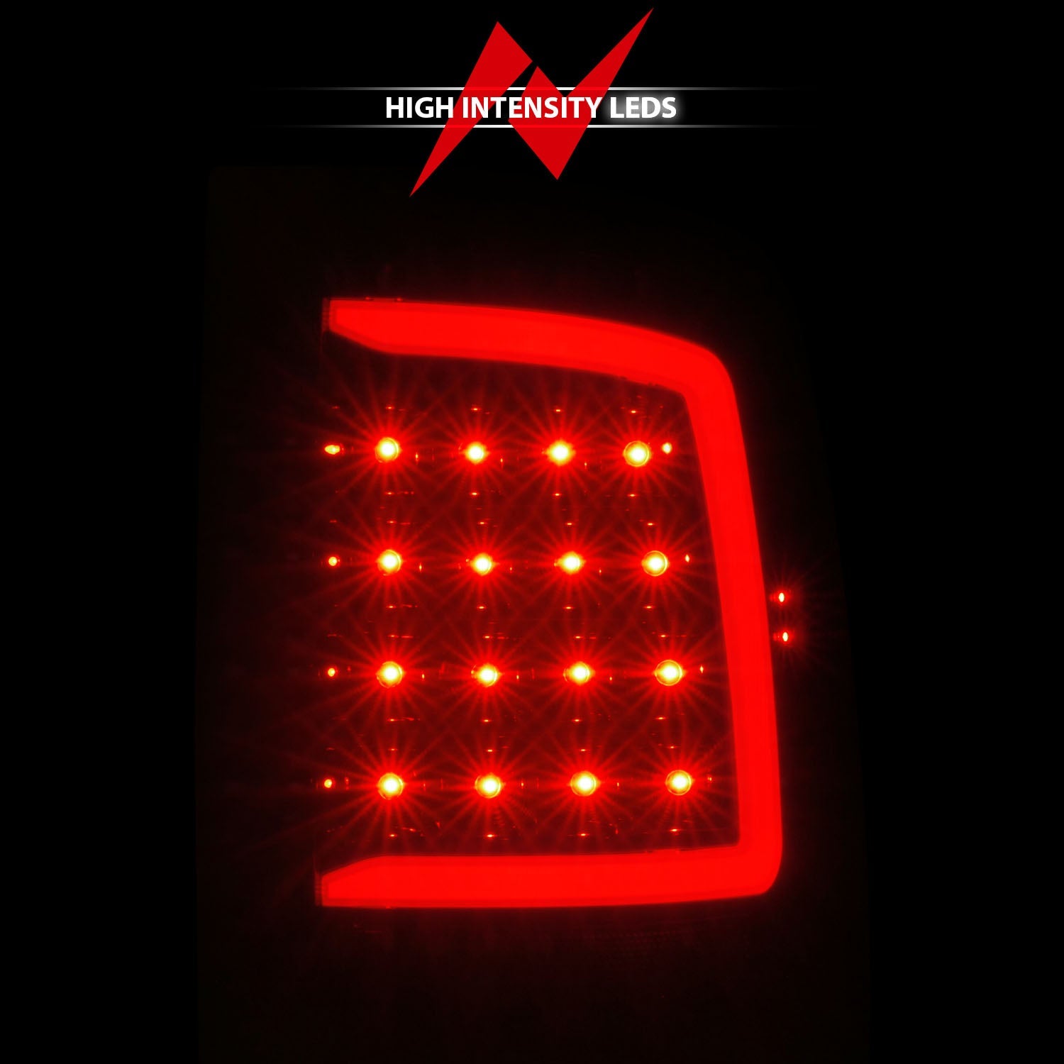 DODGE RAM 1500 09-18 / RAM 2500/3500 10-18 LED TAIL LIGHTS BLACK SMOKE LENS W/ SEQUENTIAL (NOT FOR OE LED TAIL LIGHT MODELS)