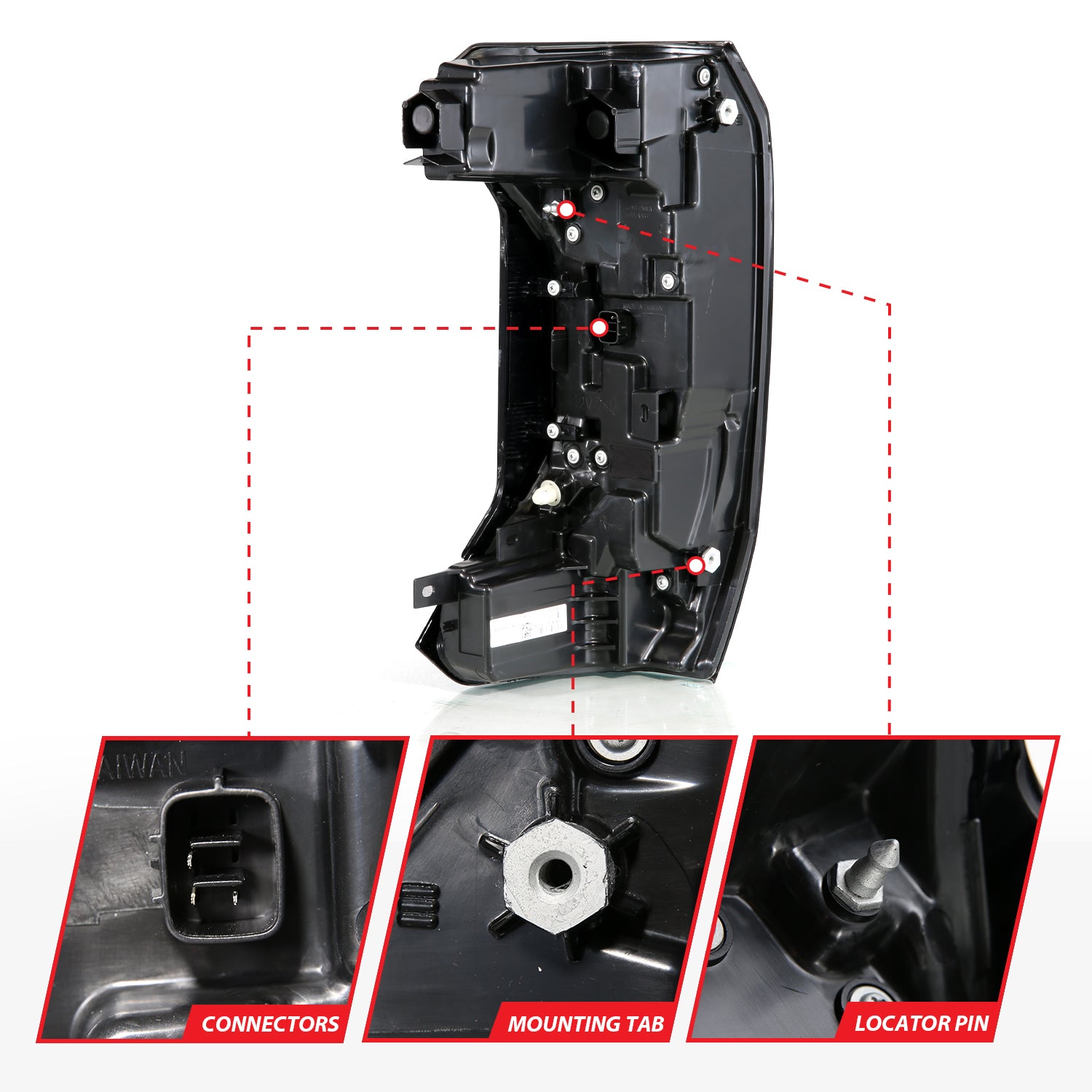 TOYOTA TUNDRA 22-26 FULL LED TAIL LIGHTS BLACK CLEAR LENS W/ SEQUENTIAL (FITS ALL MODELS)