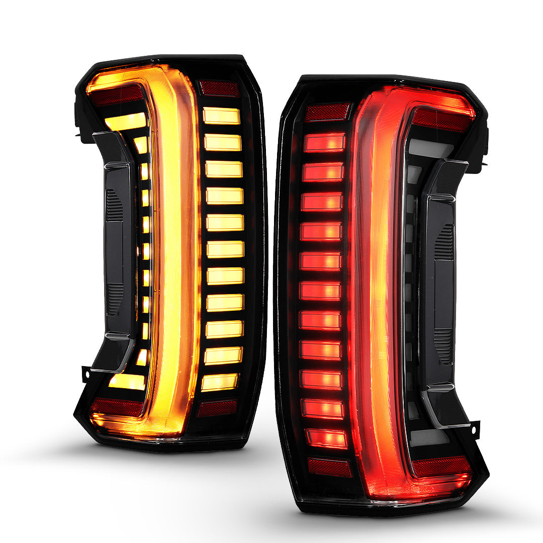 TOYOTA TUNDRA 22-26 FULL LED TAIL LIGHTS BLACK SMOKE LENS W/ SEQUENTIAL (FITS ALL MODELS)