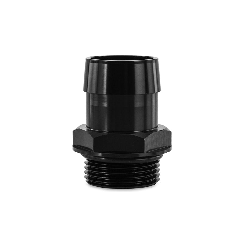 Mishimoto -16ORB to 1 1/4in. Hose Barb Aluminum Fitting - Black-SR1 Performance