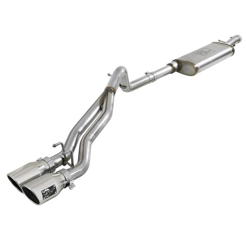 aFe Rebel Series 2.5in SS Cat-Back Exhaust w/ Polished Tip 07-18 Jeep Wrangler (JK) V6 3.6/3.8L 4dr-SR1 Performance