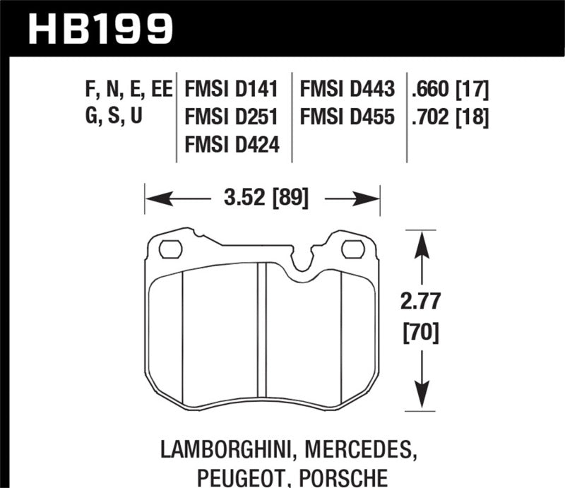 Hawk 77-84 &86-88 Porsche 924 / 78-81 928 / 83-89 944 Blue 9012 Front Race Brake Pads-SR1 Performance