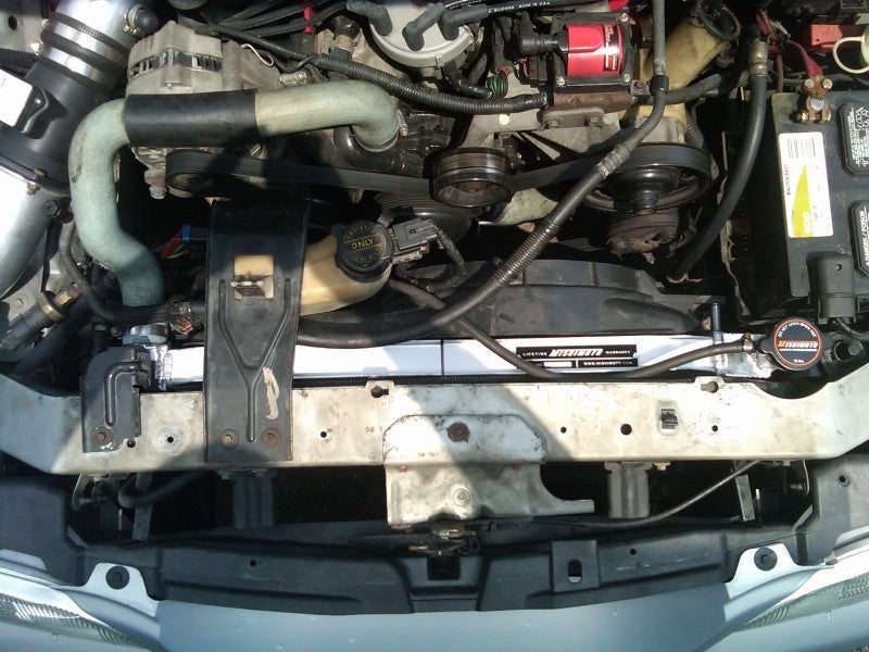 Mishimoto Aluminum Radiator for 1994-1995 Ford Mustang with Stabilizer System - Improved Cooling and Durability