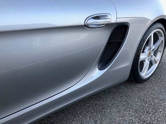 Porsche 981 Cayman and Boxster Side Intake Mesh Grilles