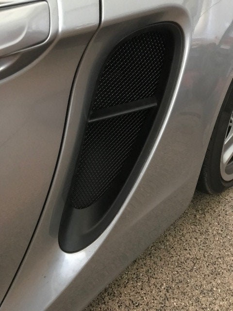 Porsche 981 Cayman and Boxster Side Intake Mesh Grilles