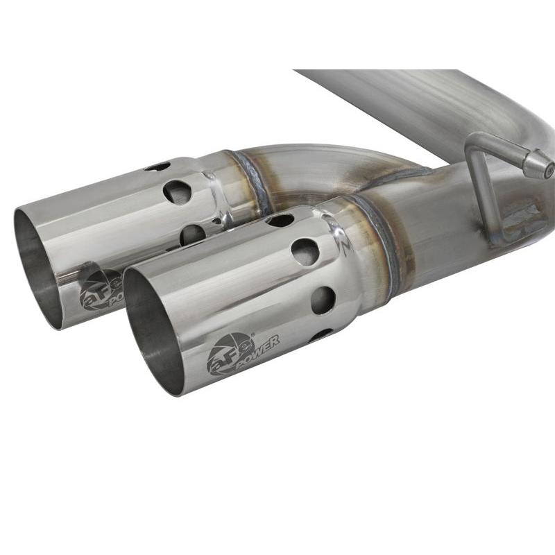aFe Rebel Series DPF-Back 3in Side Exit SS Exhaust w/ IC Polished Tips 2016 GM Colorado/Canyon 2.8L-SR1 Performance