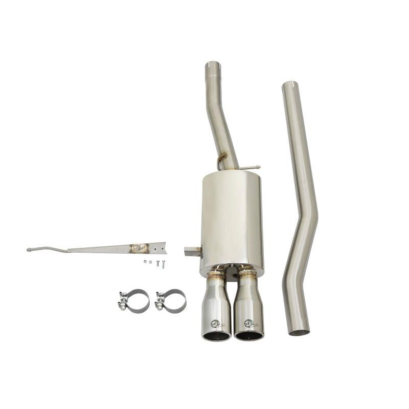aFe MACHForce XP Exhausts Cat-Back SS-304 14-17 Mini Cooper S Hardtop 2-Door w/ Polished Tips-SR1 Performance