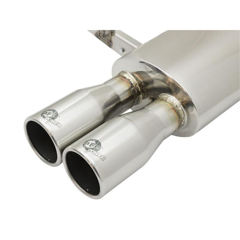 aFe MACHForce XP Exhausts Cat-Back SS-304 14-17 Mini Cooper S Hardtop 2-Door w/ Polished Tips-SR1 Performance