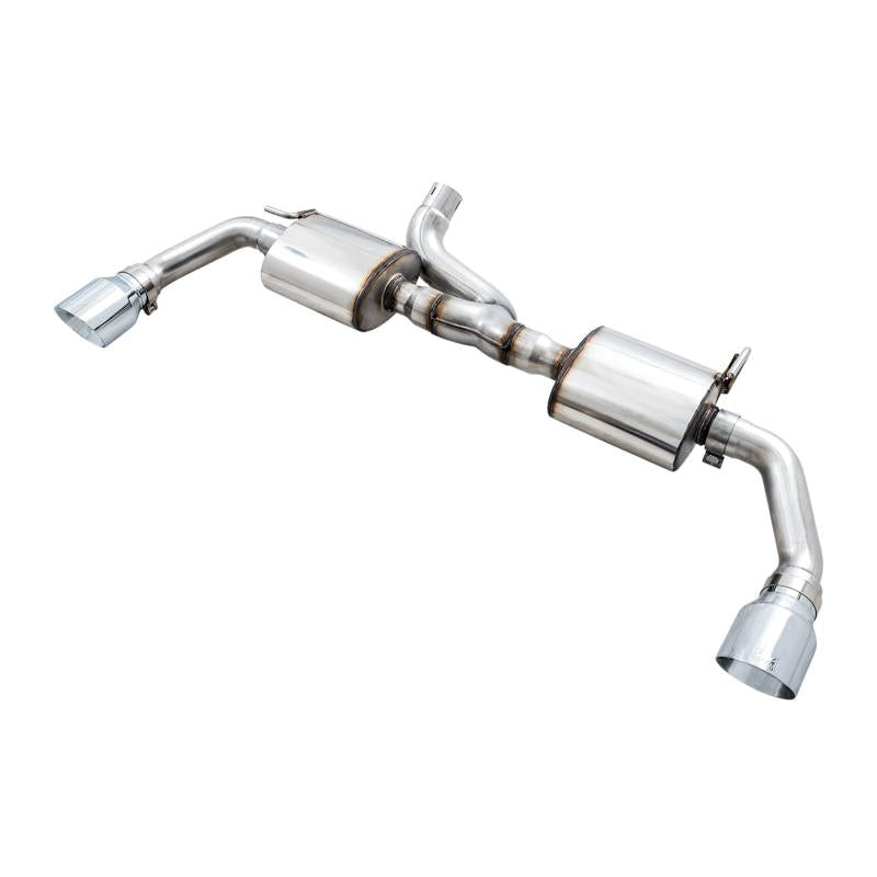 AWE Tuning 07-18 Jeep Wrangler JK/JKU 3.6L Tread Edition Axle-Back Dual Exhaust - Chrome Silver Tips-SR1 Performance