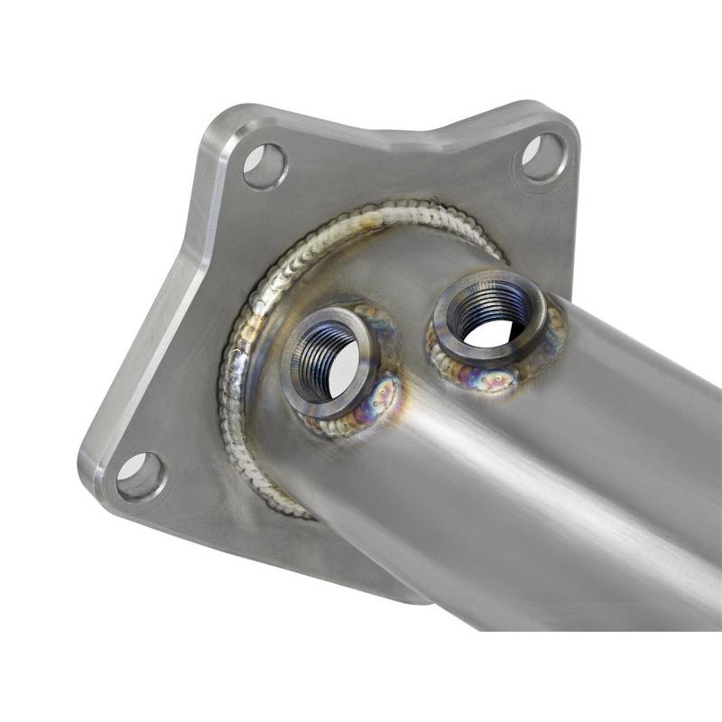 aFe Twisted Steel Down-Pipe Catted 13-16 Cadillac ATS L4-2.0L (t)-SR1 Performance