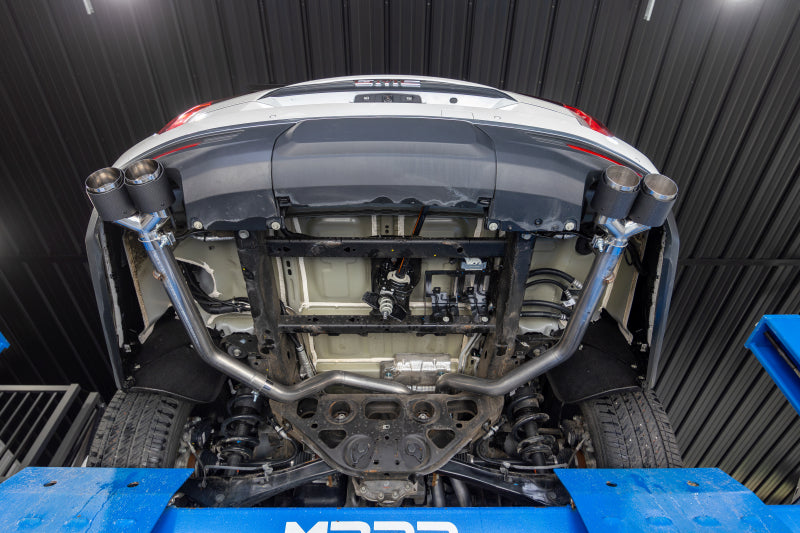 MBRP 21-24 Chevrolet Suburban XL 5.3L 3in T304 SS 2.5in Dual Split Carbon Fiber Cat-back-SR1 Performance