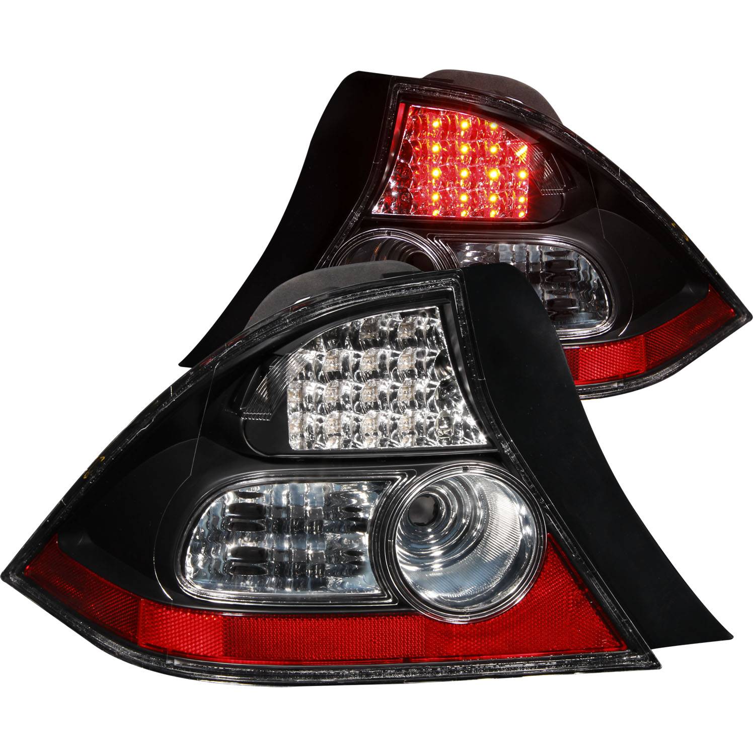 HONDA CIVIC 04-05 2DR LED TAIL LIGHTS BLACK