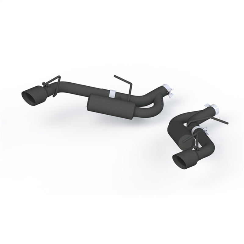 MBRP 16-19 Chevrolet Camaro 2.5in Black Coated Non NPP Axle Back Exhaust System - 4in Dual Wall Tips-SR1 Performance