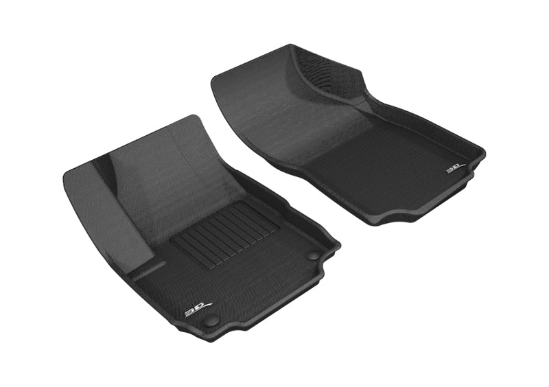 3D MAXpider 2018-2020 GMC Terrain Kagu 1st Row Floormat - Black-SR1 Performance
