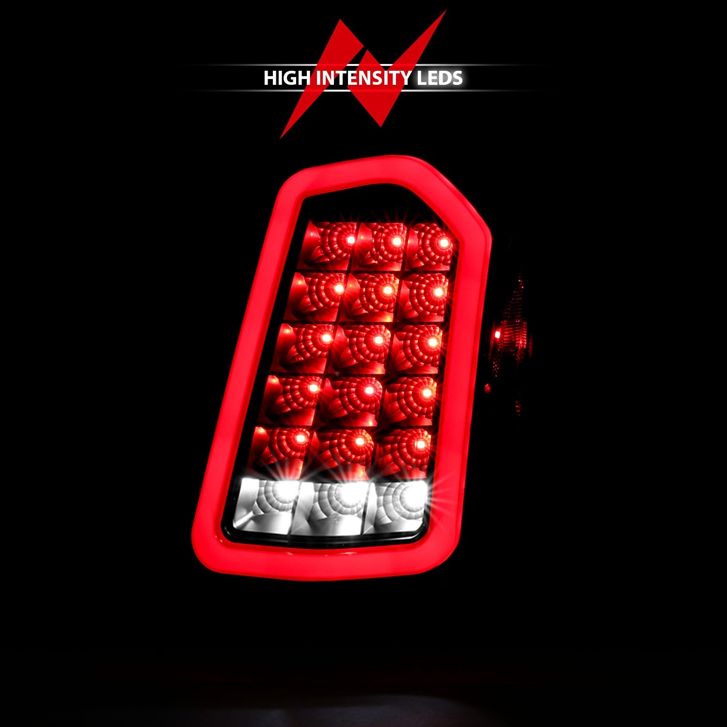 11-14 CHRYSLER 300 LED TAIL LIGHTS BLACK W/ SEQUENTIAL SIGNAL