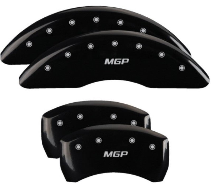 MGP 11220SMGPBK Caliper Covers for Volkswagen Atlas (2018-2020) * Black Finish with Silver Engraving