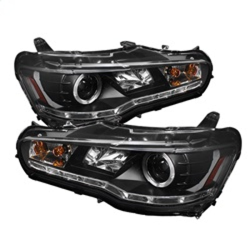 Spyder Mitsubishi Lancer/EVO-10 08-14 Projector Xenon/HID- LED Halo DRL Blk PRO-YD-ML08-HID-DRL-BK-SR1 Performance