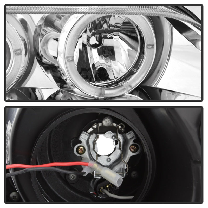 Spyder BMW Z3 96-02 Projector Headlights LED Halo Chrome High H1 Low H1 PRO-YD-BMWZ396-HL-C-SR1 Performance