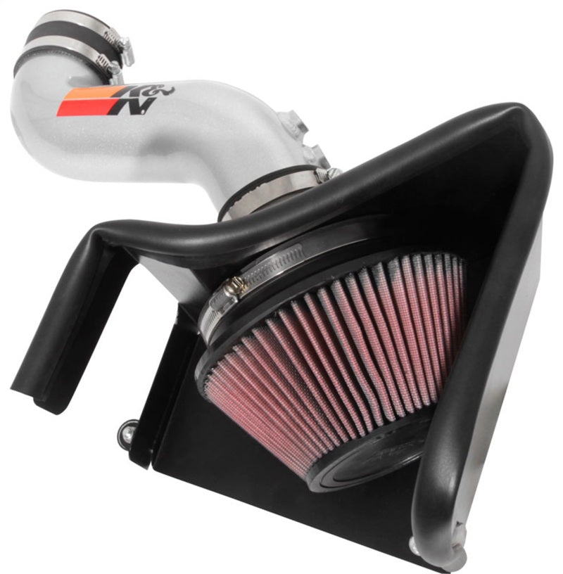 K&N 15-18 Hyundai Sonata L4-2.4L F/I Silver Typhoon Short Ram Intake-SR1 Performance