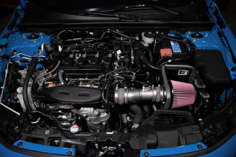 K&N 2022 Honda Civic 1.5L Turbo L4 Silver Typhoon Intake-SR1 Performance