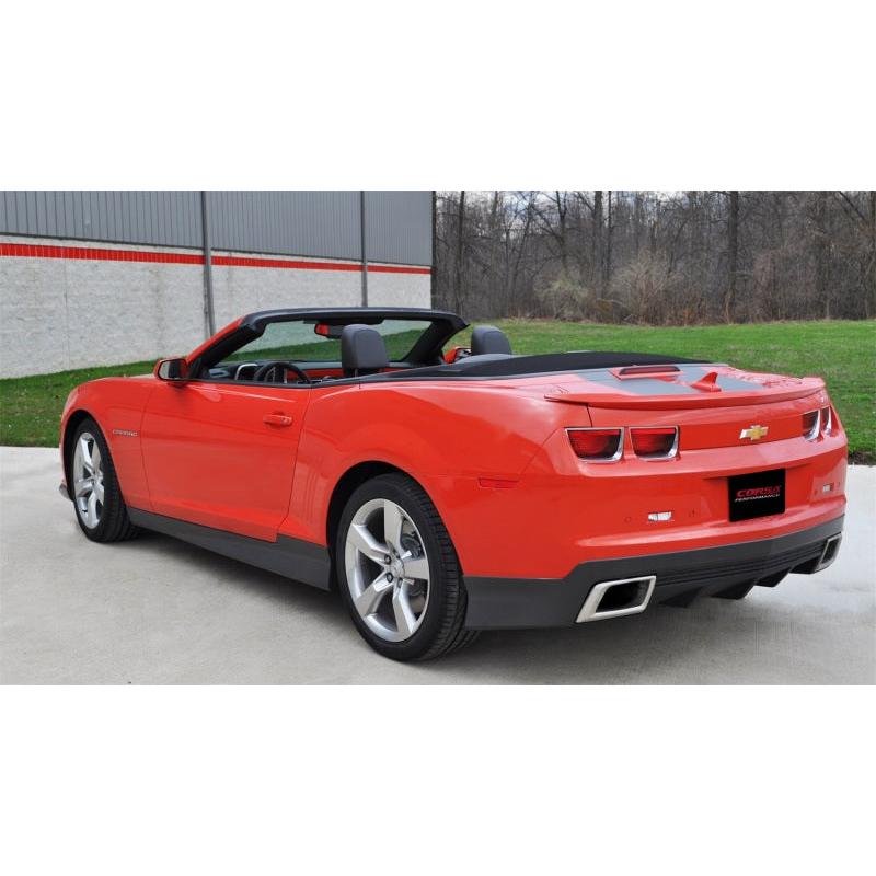Corsa 2011-2013 Chevrolet Camaro SS 6.2L V8 Manual Xtreme 3in Cat-Back (No Tips Uses Factory Bezels)-SR1 Performance