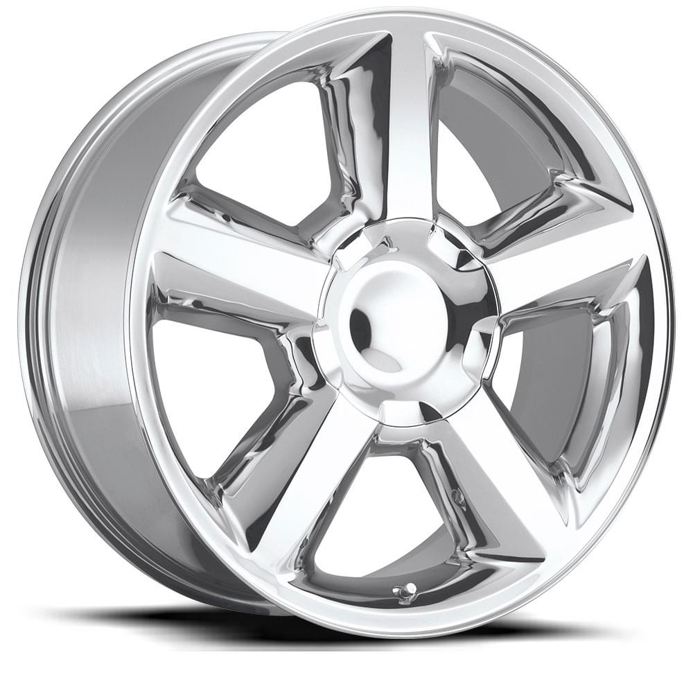 20X8.5 6X5.5 +30 HB 78.1 2007 TAHOE POLISHED WITH CAP-SR1 Performance
