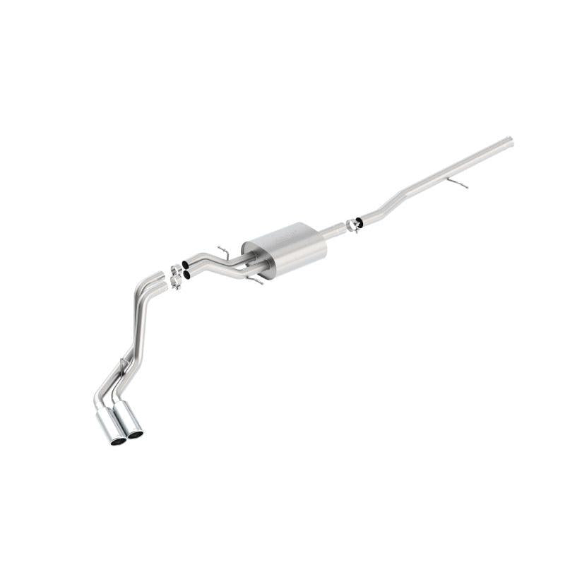 Borla S-Type Cat-Back 14 Sierra 1500 Ext. Cab Stnd Bed/CC Short Bed 143.5in WB Side Exit Exhaust-SR1 Performance